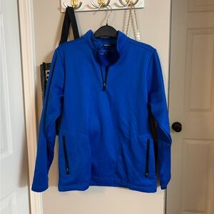 Nike Kids Royal Blue Quarter-Zip Golf Pullover